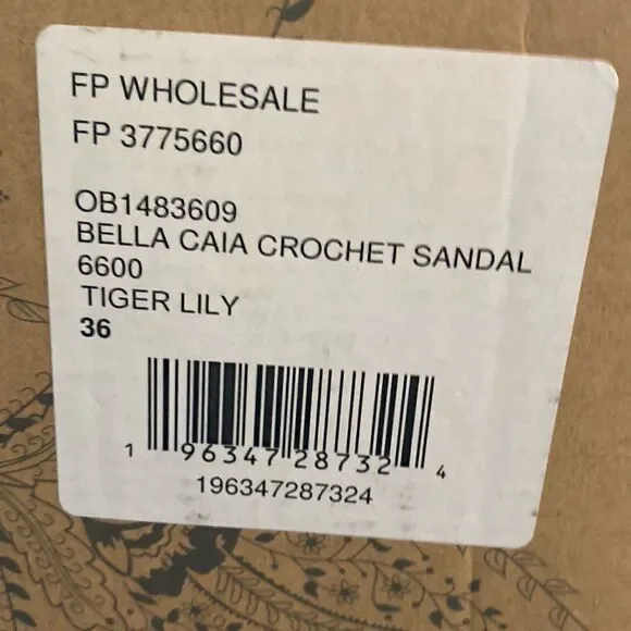 Free People Bella Caia Crochet Sandals - Picture 6 of 7